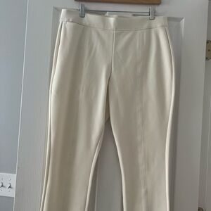 Soft Surroundings Cream Ankle Pants